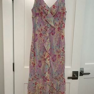 Ladies flower print dress